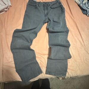 Levi's Men's Charcoal Relaxed Jeans